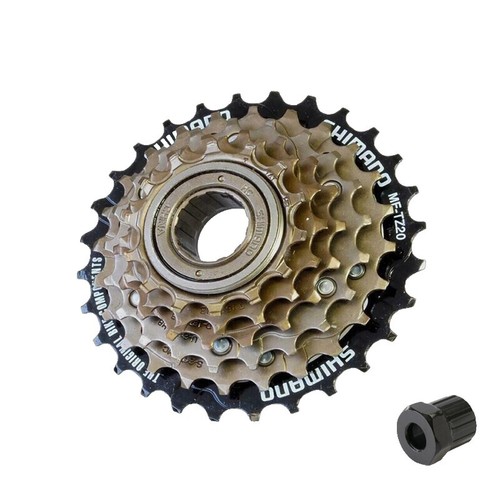 Vintage Shimano MF-Z012 Freewheel 6-Speed Bicycle Cog Japan 28t 28