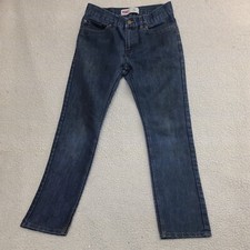 Levis Jeans Womens 16 Slim Straight 511 Mid Rise Stretch Blue Denim 28x28