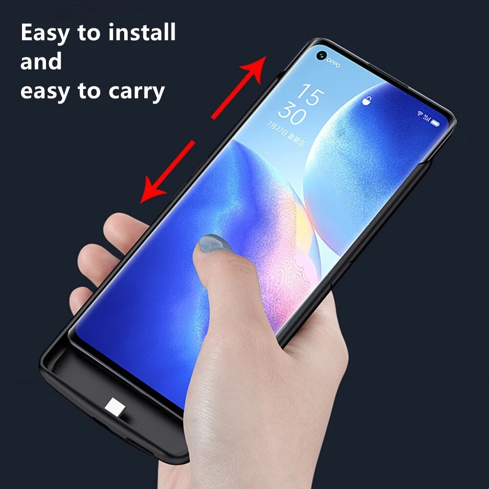 Power Bank For OPPO Find X3 Lite Battery Cases Powerbank Battery Charger Cover Power Bank For OPPO Find X3 Lite Battery Cases Powerbank Battery Charger Cover