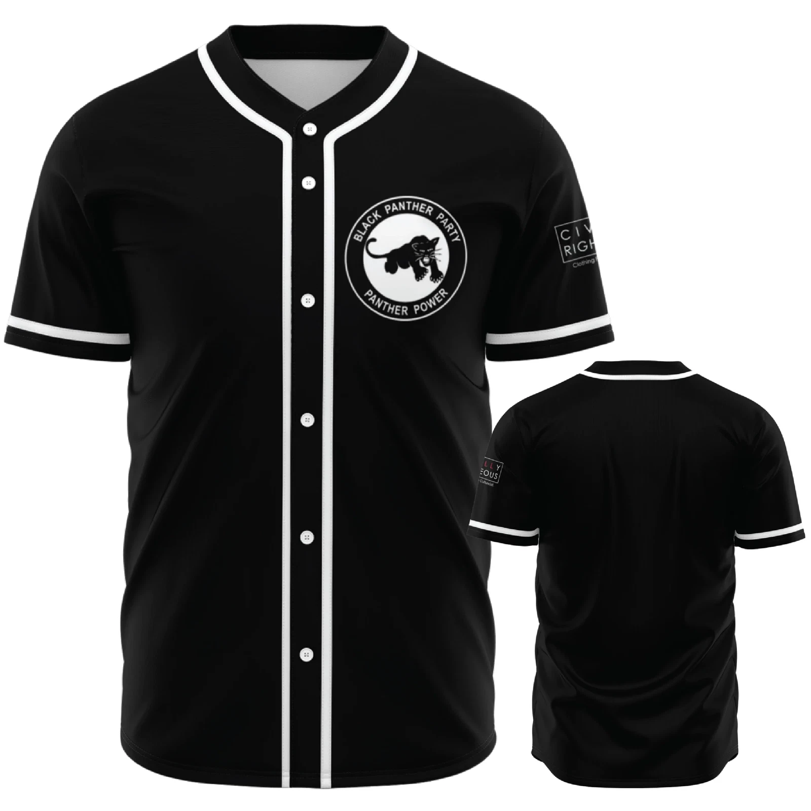 bl panther porty - Baseball Jersey