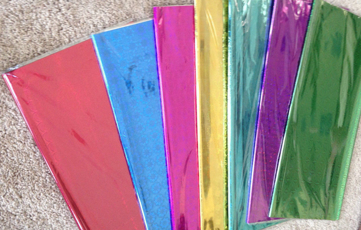 20 Pcs Metallic Foil Gift Wrapping Paper For Any Occasion  Packing Sheets