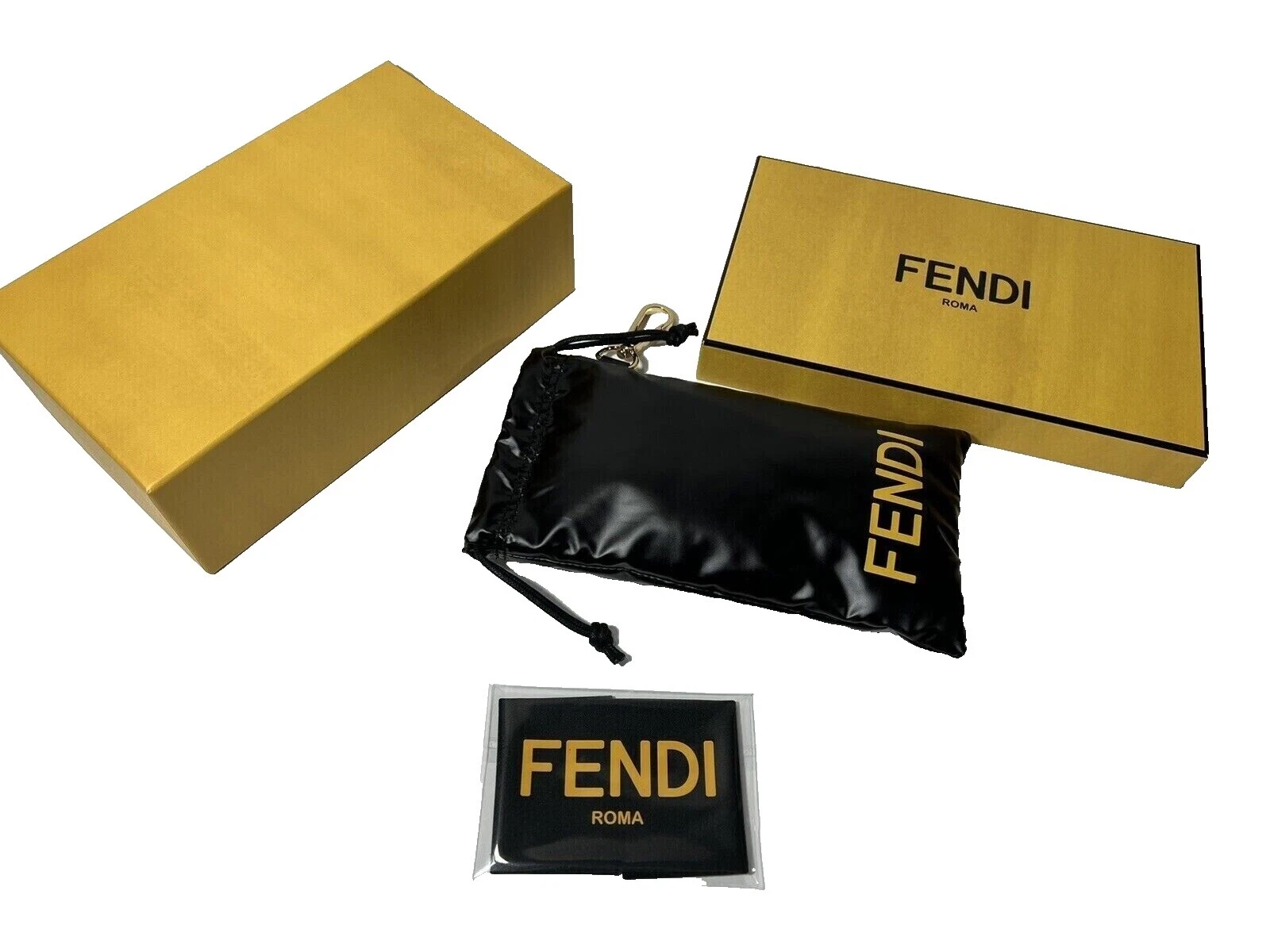 Estojos para Óculos Fendi Preta Macia