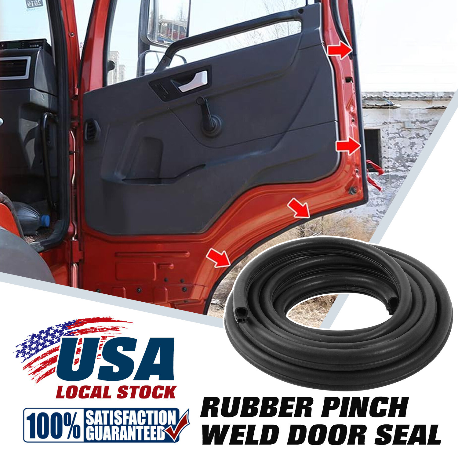 20Ft Seal Trim Automotive Car Door Edge Protector Pinchweld FOR GMC Sierra 1500