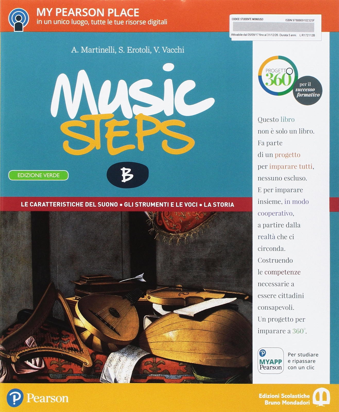 9788869104466 Music steps. Vendita separata. Per la Scuola media...nsione online
