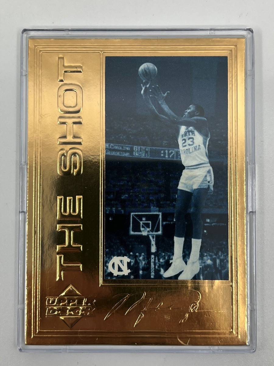 Michael Jordan 1997 Upper Deck Authenticated 22KT Gold The Shot