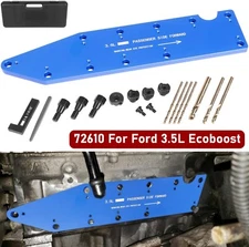 72610 Manifold Drill Template for Ford 3.5L Ecoboost, Blue