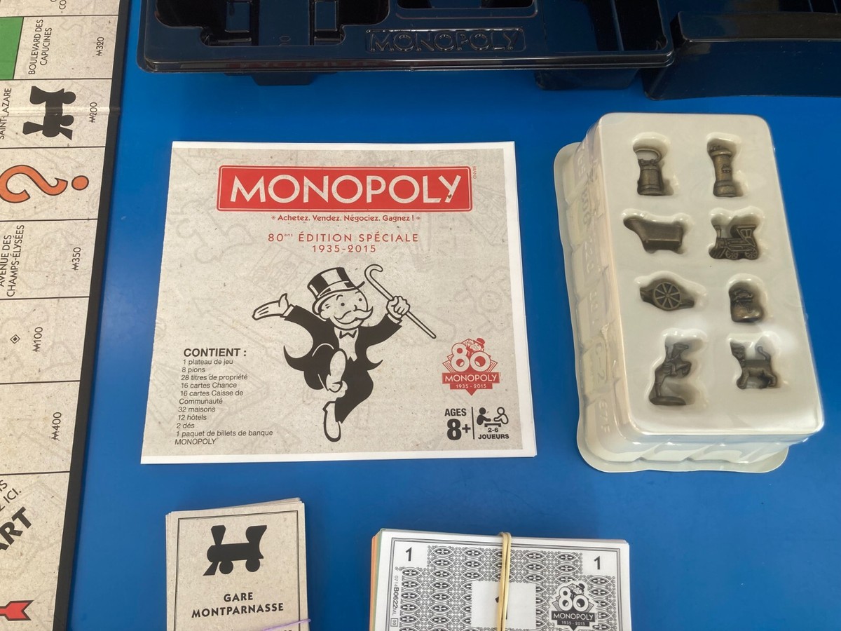 Monopoly Chocolat - Édition Spéciale 80 Ans Hasbro (1935-2015) - Neuf Scellé