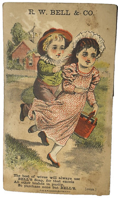 Reynolds Bros Fair Advertising Card Hibbard House Jackson MI R W Bell & Co