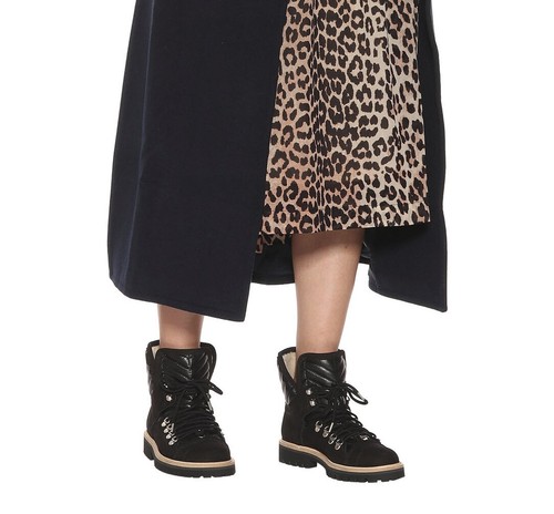 GANNI Edna Suede Ankle Boots Sz EU39 