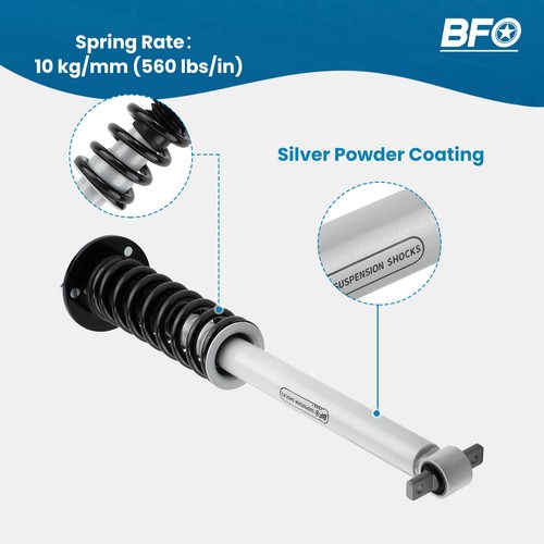 6" Front Nitrogen Shocks Struts Assembly For Ford F150 4WD 2014-23 - Picture 6 of 12