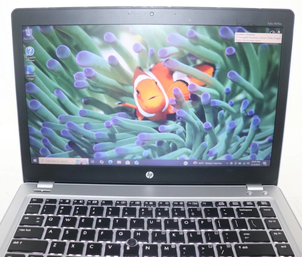 HP EliteBook Folio 9470M|Intel core i7@2.00 GHz|8GB RAM|256GB SSD|WIN 10 PROF| - Image 4 of 4