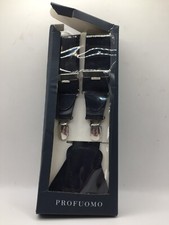 Mens Quality Braces - Royal Profuomo ID: PP1L00029B Navy One Size Fits All