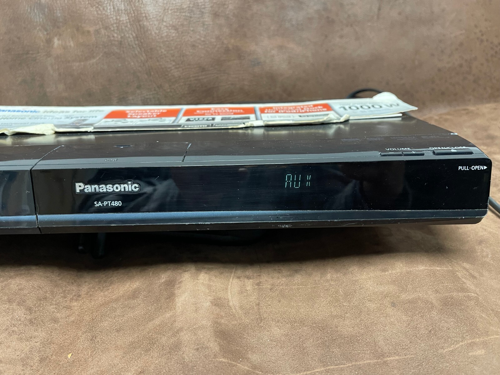 PANASONIC DVD HOME THEATER SOUND SYSTEM SAPT480 /SUBWOOFER SBHW480