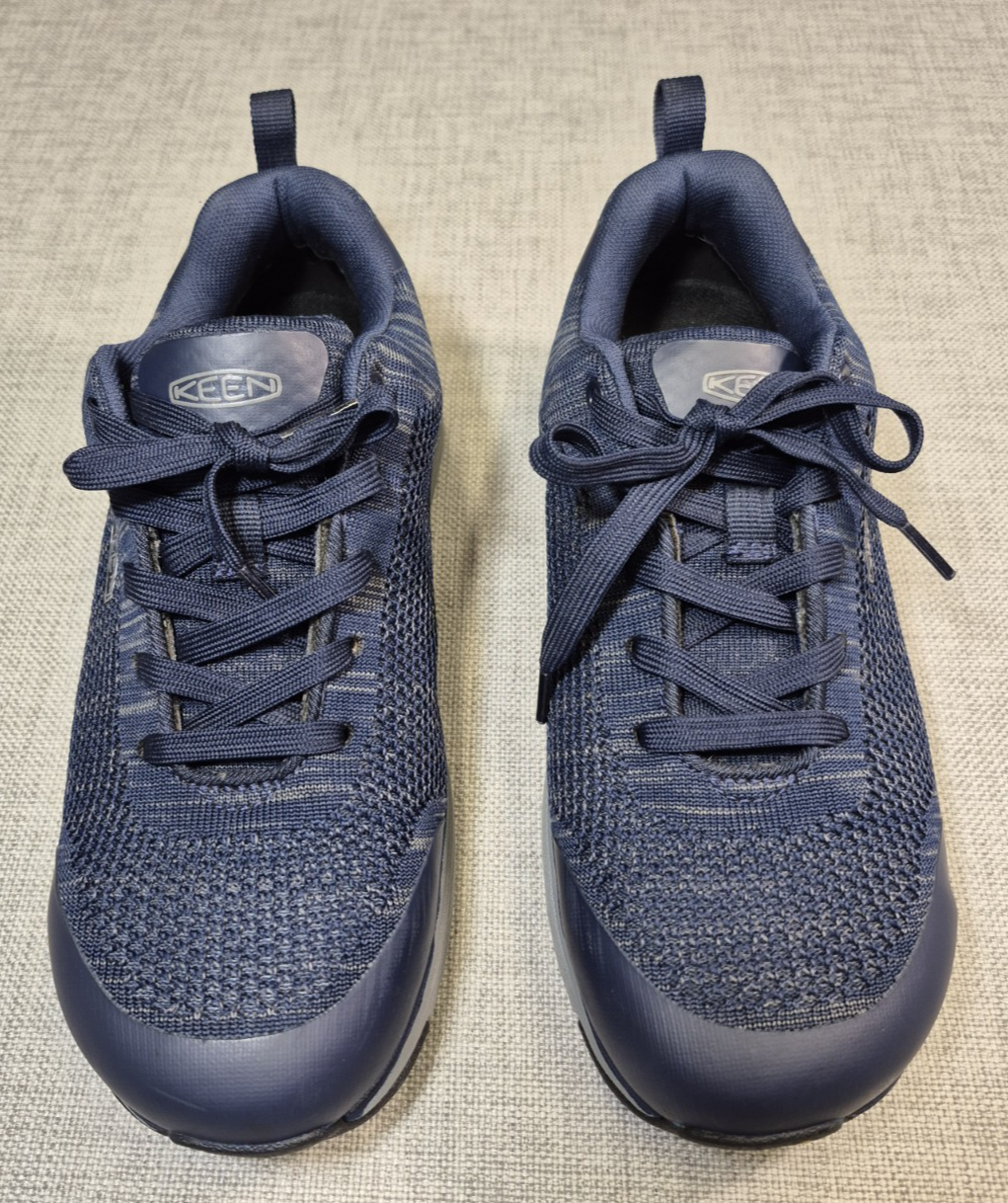 KEEN Utility Sneaker Blu Navy Punta Rigida Uomo Taglia 7EE o Eur 39 5