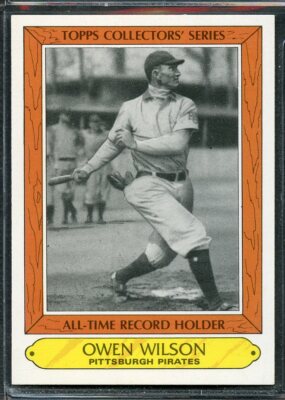 1985 Topps All-Time Record Holders - #41 - Owen Wilson - Pittsburgh Pirates