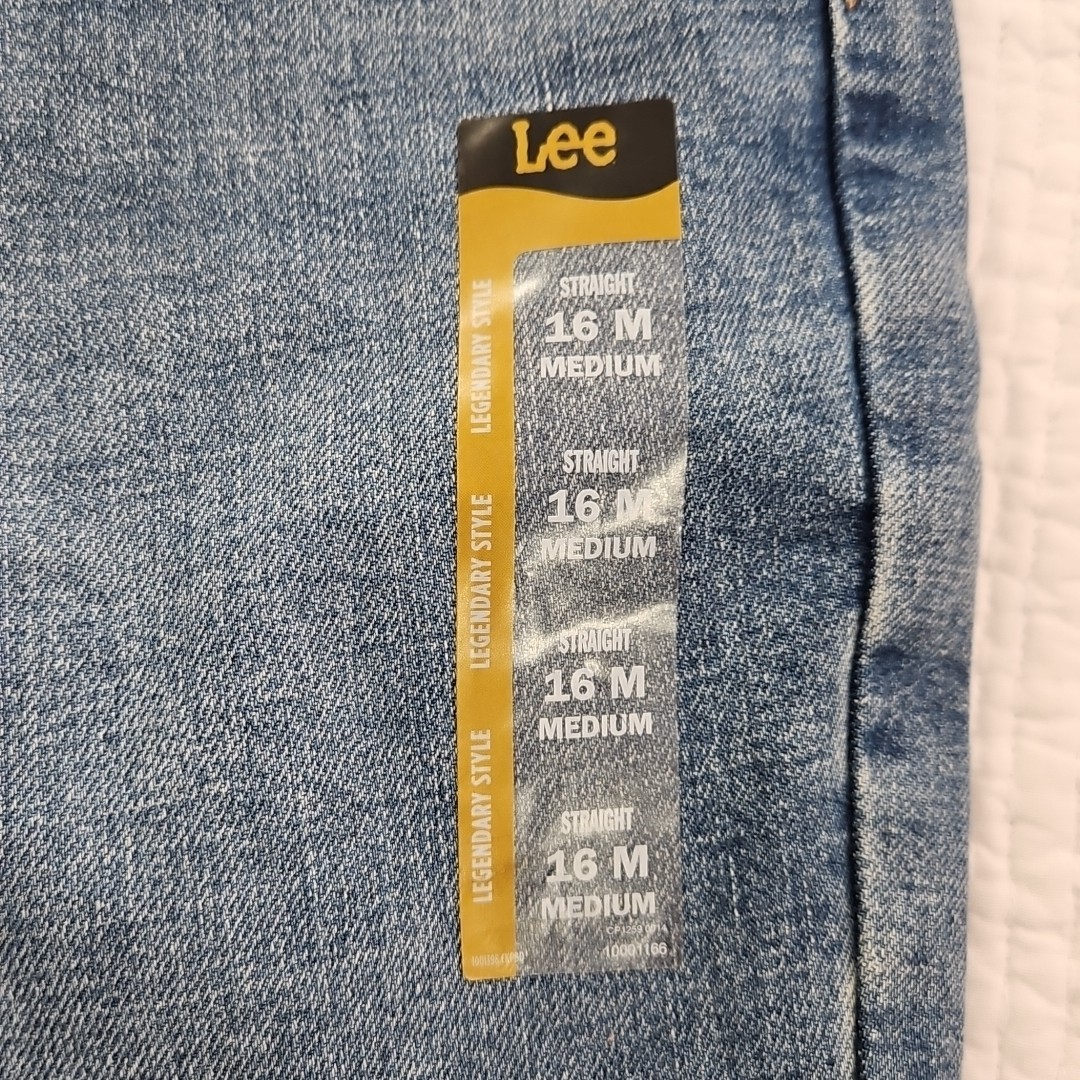 Lee Legendary Jeans Women's 16 (36x28) Med Wash 90's Taper Mid Rise NEW Stretch thumbnail 4