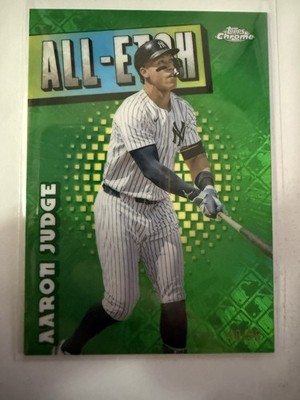 2025 Topps Chrome Logofractor Edition - All-Etch Aaron Judge #CAE-2 Green /99