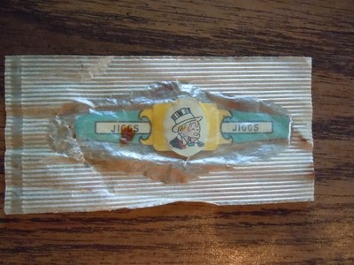 1949 POST'S TOASTIES Corn Flakes ''JIGGS'' Metal Cereal Ring- Original Packaging