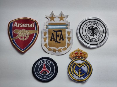 Football Soccer Club Patches - Argentina Madrid Germany Arsenal Paris