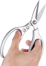 Heavy Duty Leather Scissors All metal Large Comfortable Shears Professional... 