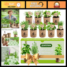 Indoor Herb Garden Kit - Complete 9 Herb Star...