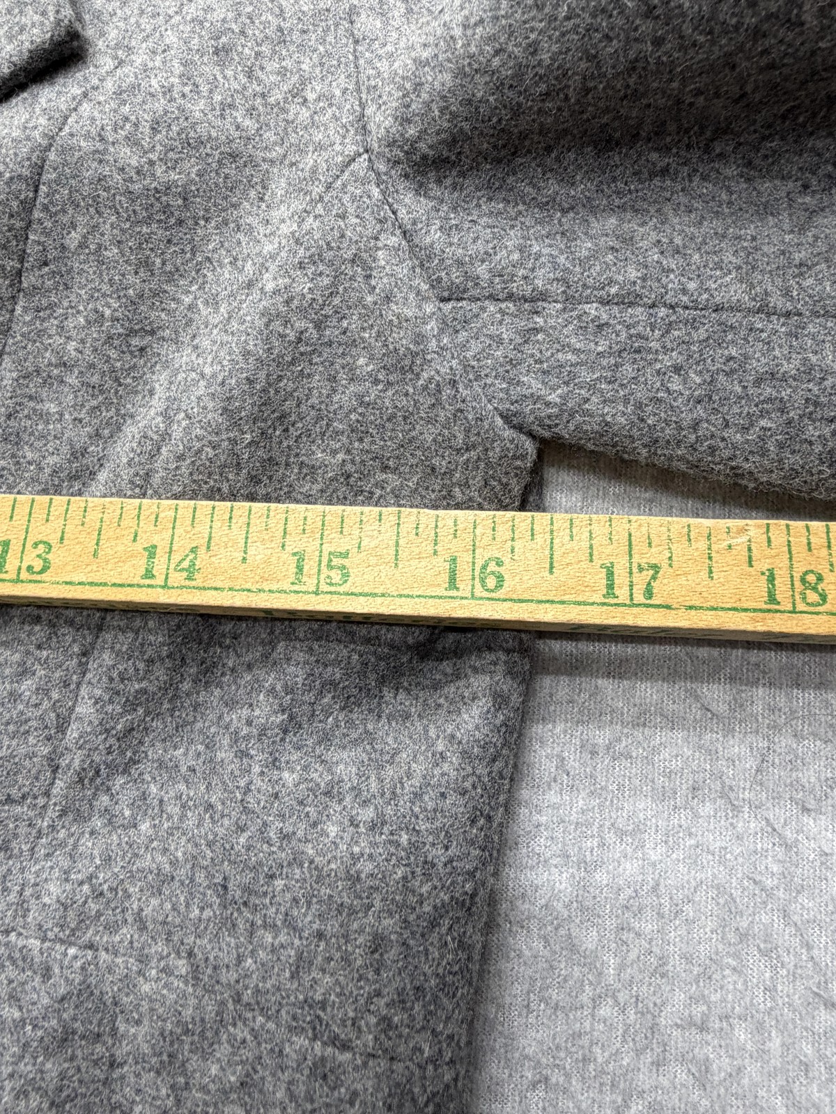 Zara Basic Jacket Womens Small Gray Wool Blend As… - image 10