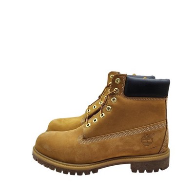 Timberland Men's 6-Inch Premium Waterproof Boot Wheat Nubuck Leather Size 11.5