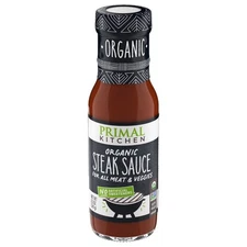 Organic Steak Sauce 8.5 oz All-Natural Gluten-Free Condiment for Grilling and