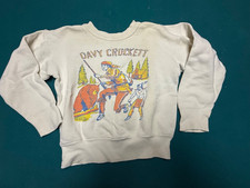 Vintage, Child's Davy Crockett Sweat shirt , great graphics