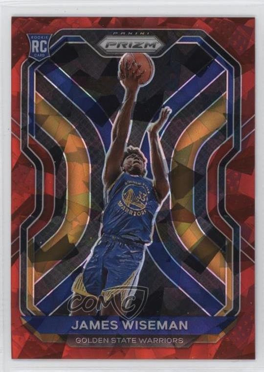2020-21 Panini Prizm Red Ice Prizm James Wiseman #268 Rookie RC 0g90