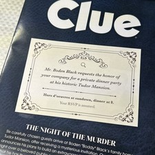 Folleto de instrucciones de reglas Clue 2023 repuesto Hasbro
