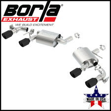 Borla S-type Axle-back Exhaust System Fits 2016-2024 Chevrolet Camaro Ss 6.2l