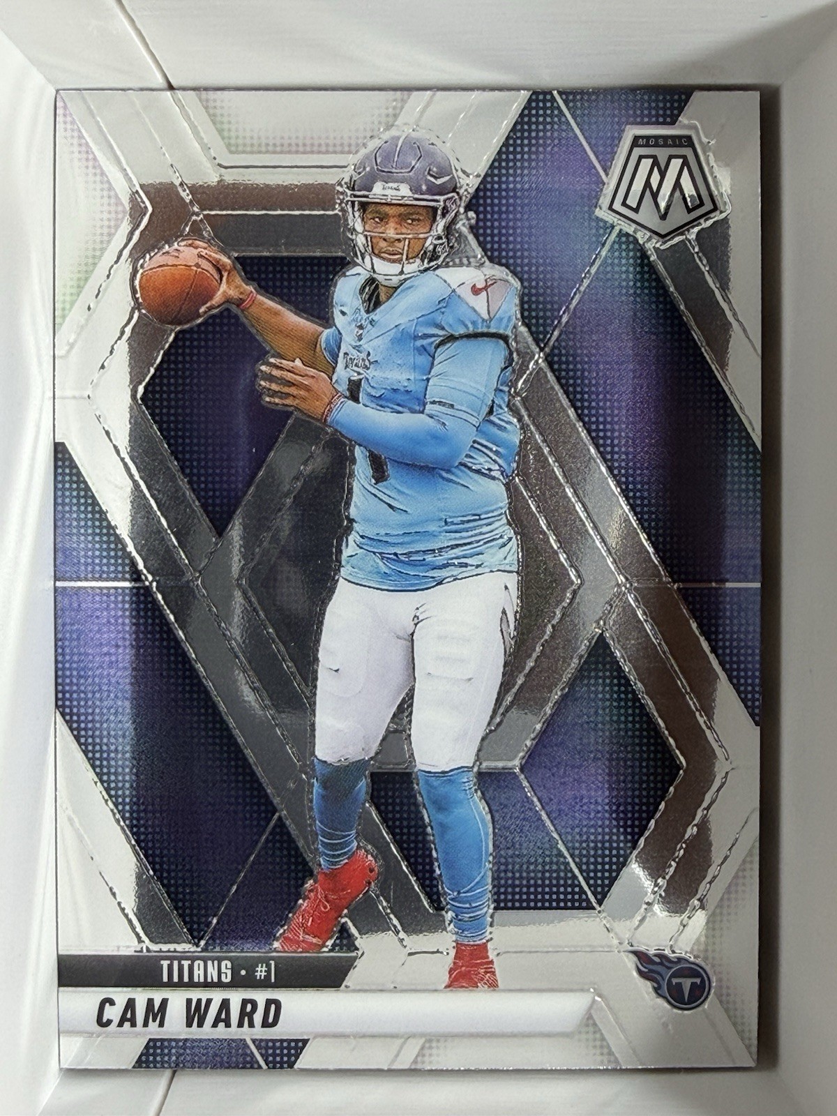 2025 Mosaic Cam Ward Base RC #382 Tennessee Titans