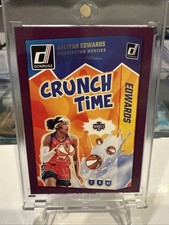 2025 Donruss WNBA #4 Aaliyah Edwards Crunch Time Press Proof Purple 🔥 Mystics
