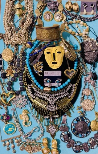 Vintage High End Costume Jewelry Sterling Trifari Graziano Lisner CORO Vittario