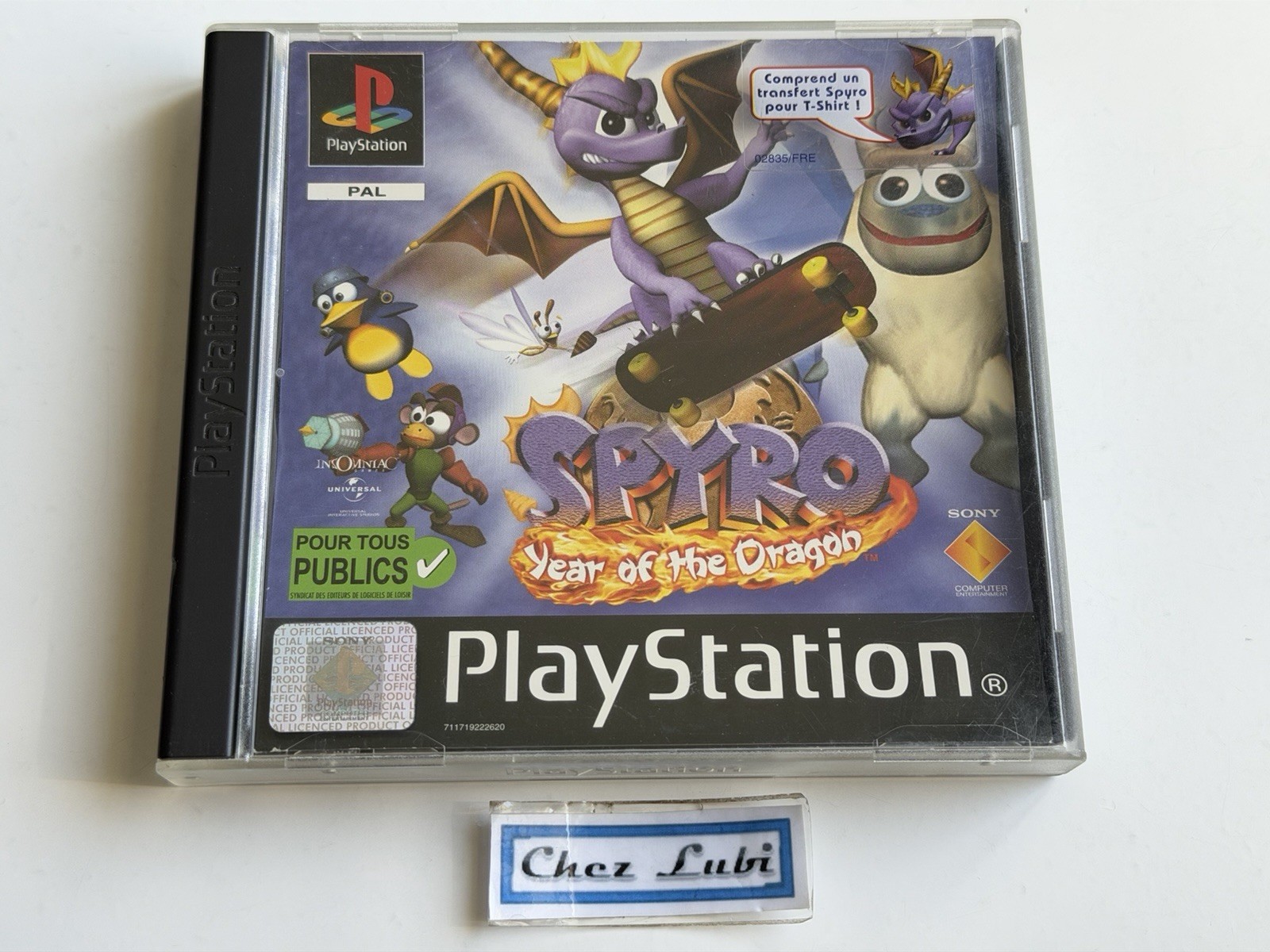 Spyro Year Of The Dragon - Sony PlayStation 1 / PS1 - PAL FR - Sans Notice