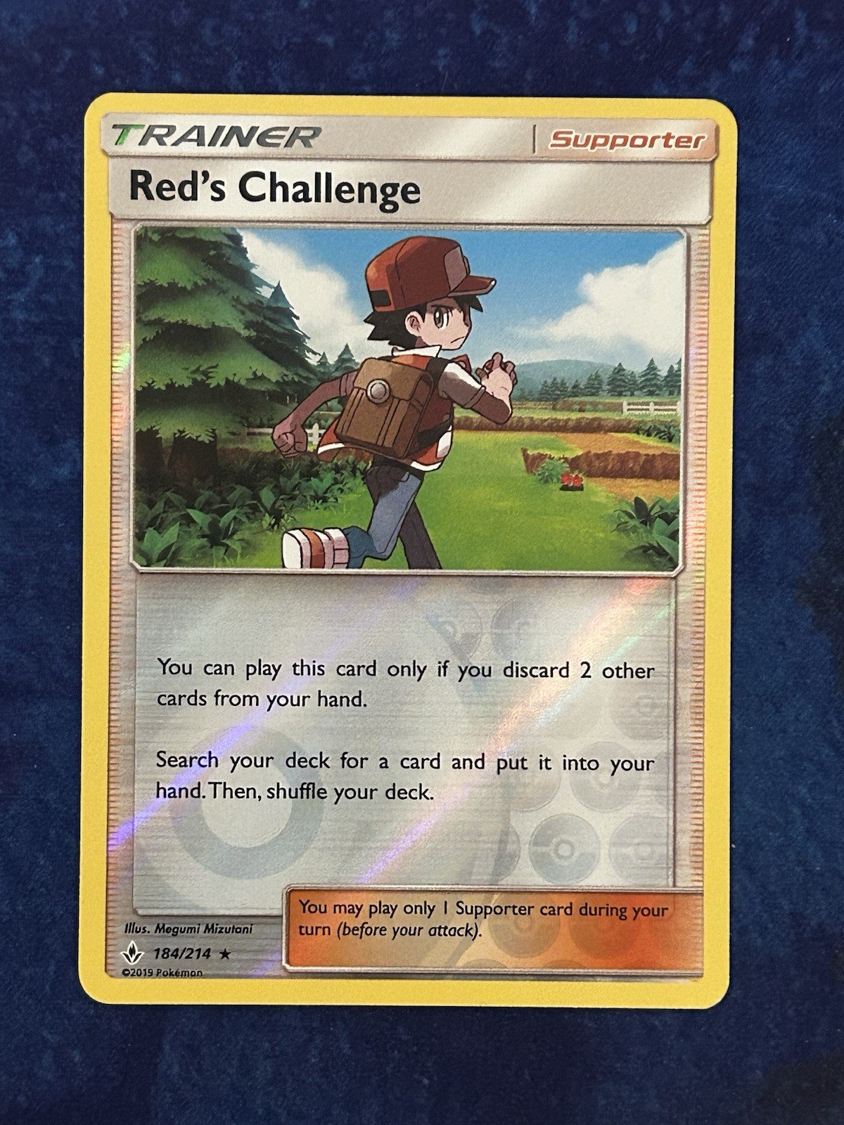 Pokémon Red's Challenge Reverse Holo Rare # 184/214 - Sm-Unbroken Bonds - LP