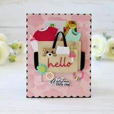 Baby diaper bag Metal Cutting Dies Diy Scrapbooking Embossing Paper Card Crafts