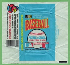 1983 Donruss Baseball Wax Wrapper