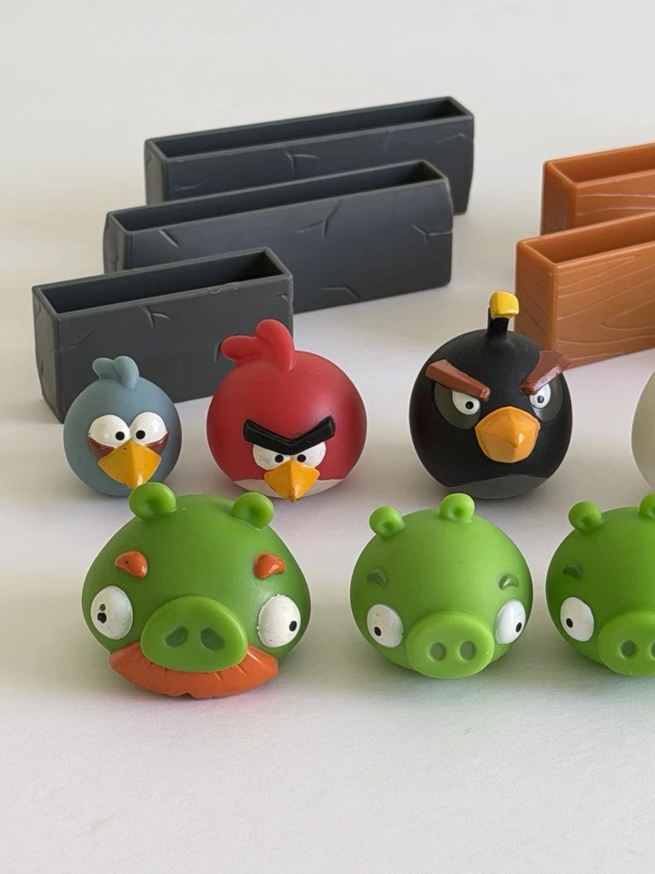 Lote de piezas de repuesto figuras cerdos pájaros bloques Mega Fling Angry Birds Foto 2 de 4
