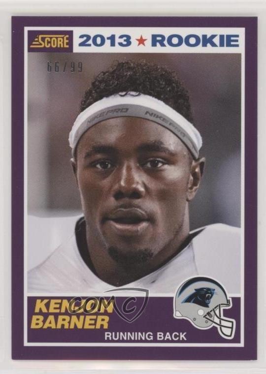 Kenjon Barner Panini Score #385 Purple