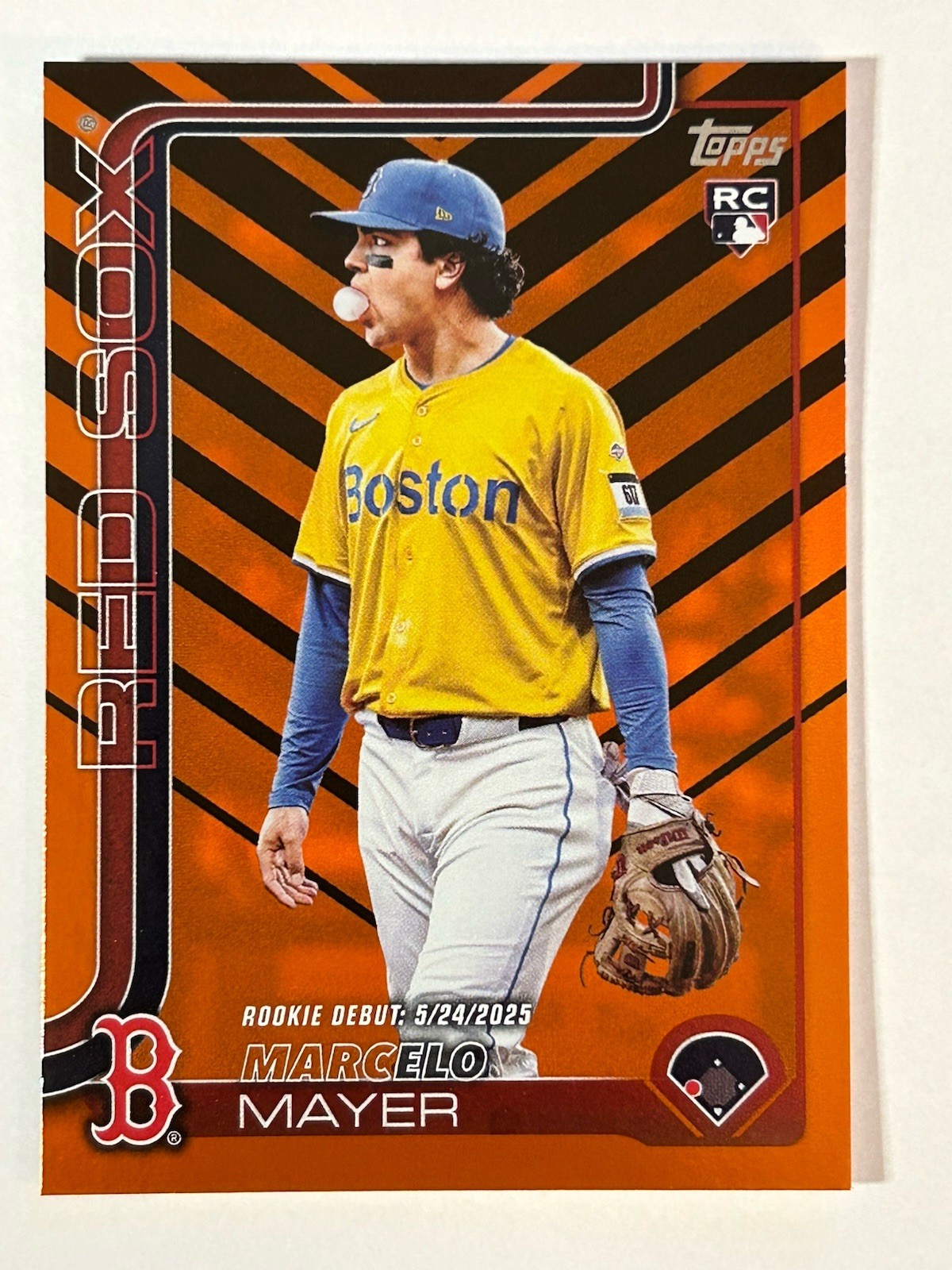 Marcelo Mayer 2025 Topps Update (RC,SP) Rookie Holiday Halloween Foil #US276