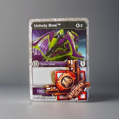 Bakugan Armored Alliance | Darkus   Unholy Bow | Baku-Gear Card | 108_CO_SV