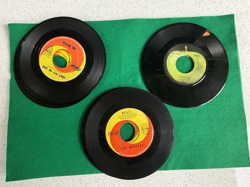 Lot 50 Plus 7" 45 RPM Singles Rock Pop 60s 70s Beatles  Hendrix See List In Desc