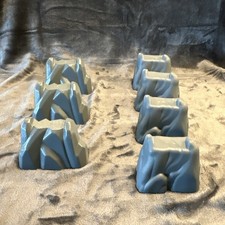 BRIO Gray Plastic Rock Tunnel Mountain Scenery Pieces Lot of 7