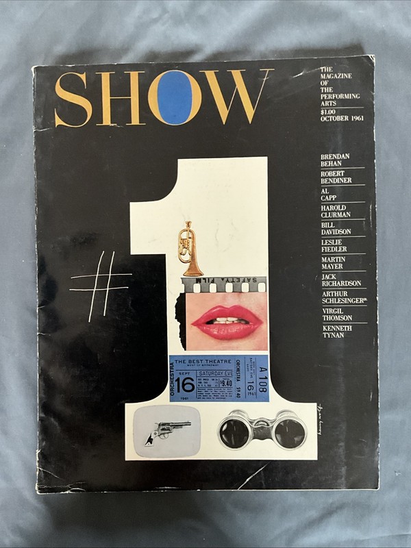 SHOW-the Magazine Of The Performing Arts- FIRST ISSUE-Oct. 1961  VG+
