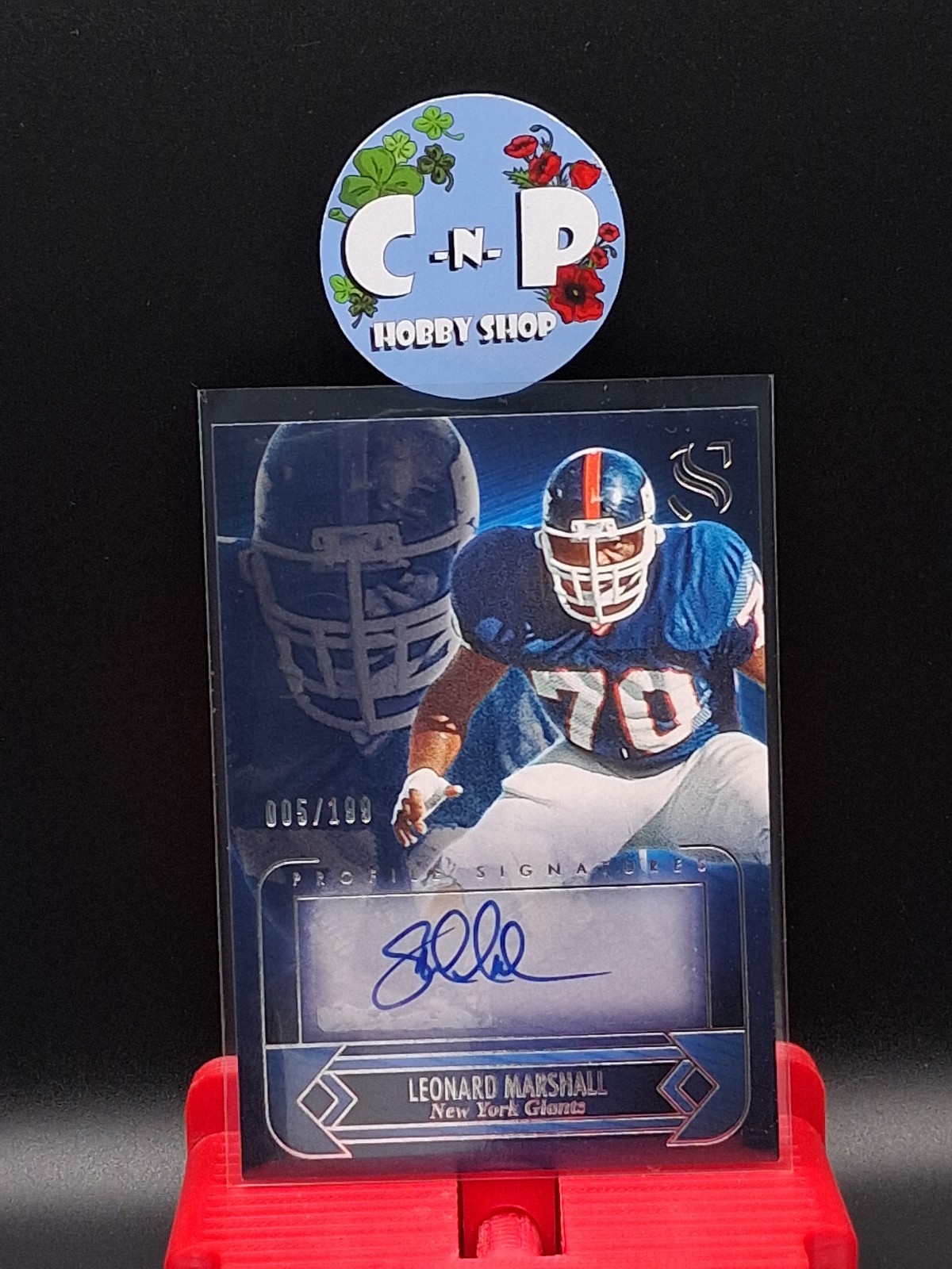 2025 Silhouette Leonard Marshall Auto /199 Giants #PS-LML