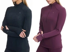 NEW Paradox Ladies’ 1/4 Zip Merino Wool  Blend Performance Base Layer, Size S-X