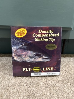 RIO DC Sinking Tip Fly Line WF8F/S6 7ft Type 6 Yellow/Black 90ft Made USA