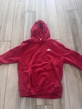 Nike Sportswear Club Men's Pullover Hoodie - Red, Size S